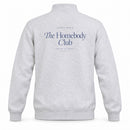 Homebody Club quarter-zip in Ash back