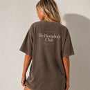 Homebody Club t-shirt in Espresso back