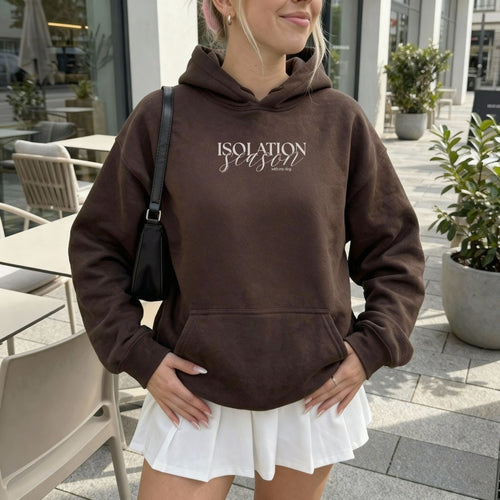 Isolation Szn hoodie in Espresso