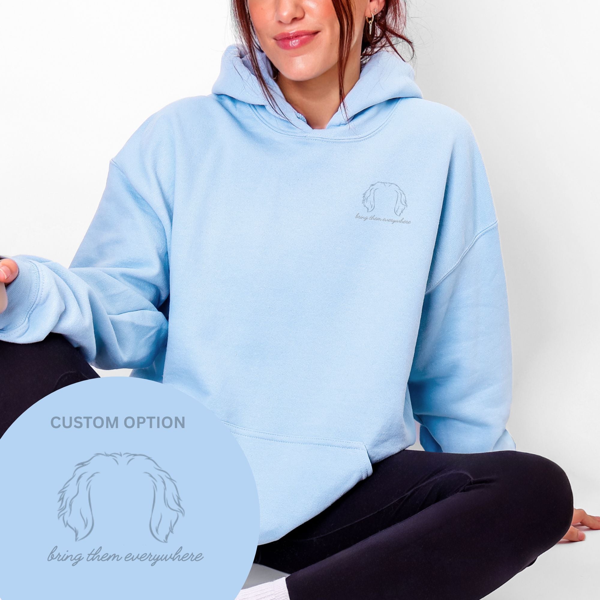 [Custom] Lake, Campfire & Paws Hoodie