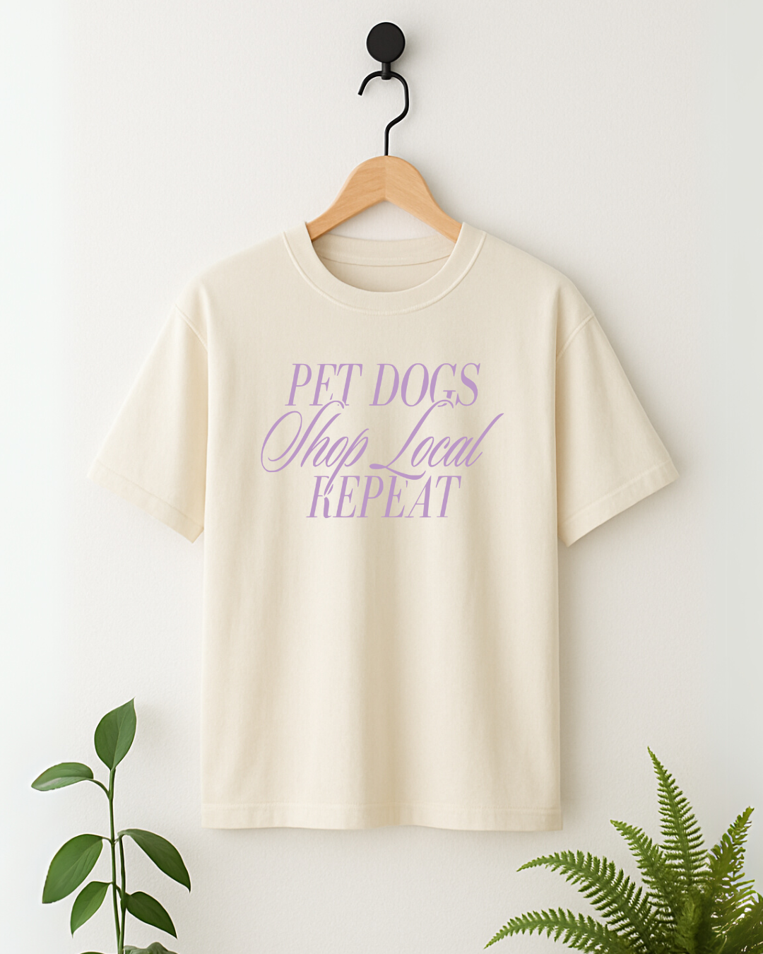 Pet Dogs T-shirt - Oat Milk