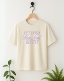 Pet Dogs T-shirt - Oat Milk