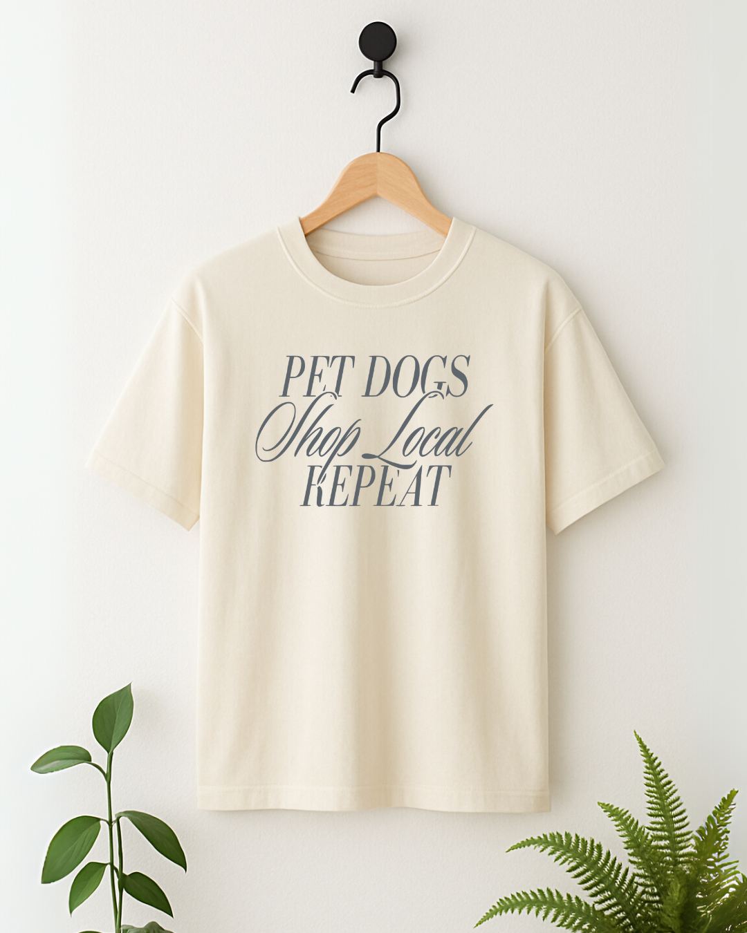 Pet Dogs T-shirt - Oat Milk
