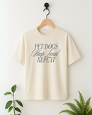 Pet Dogs T-shirt - Oat Milk