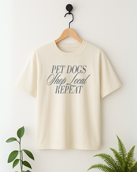 Pet Dogs T-shirt - Oat Milk