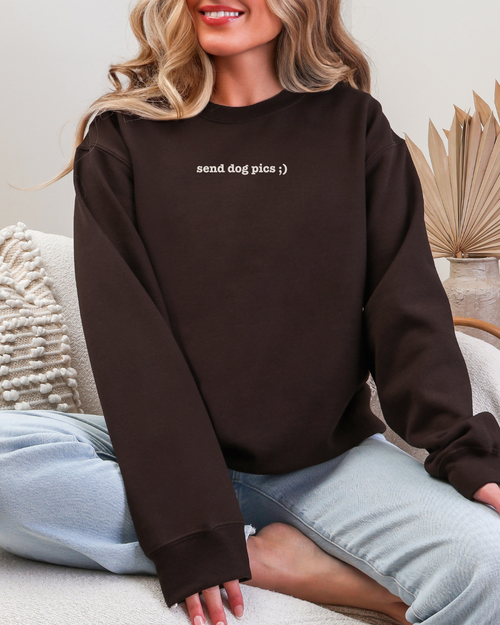 Send Dog Pics Sweater