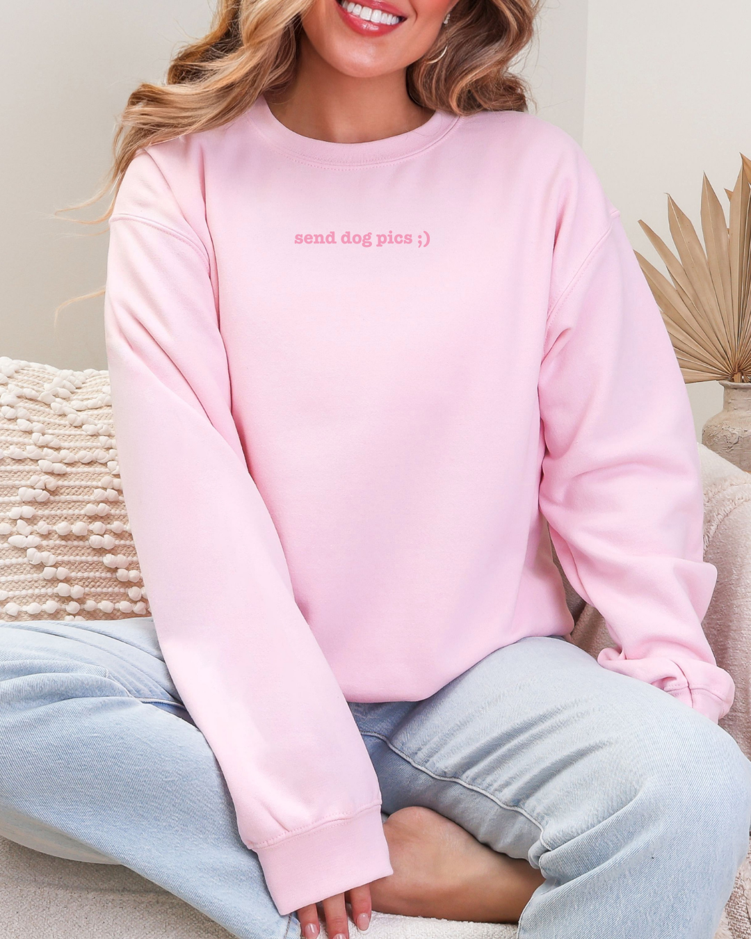 S / Rose Milk / Crewneck