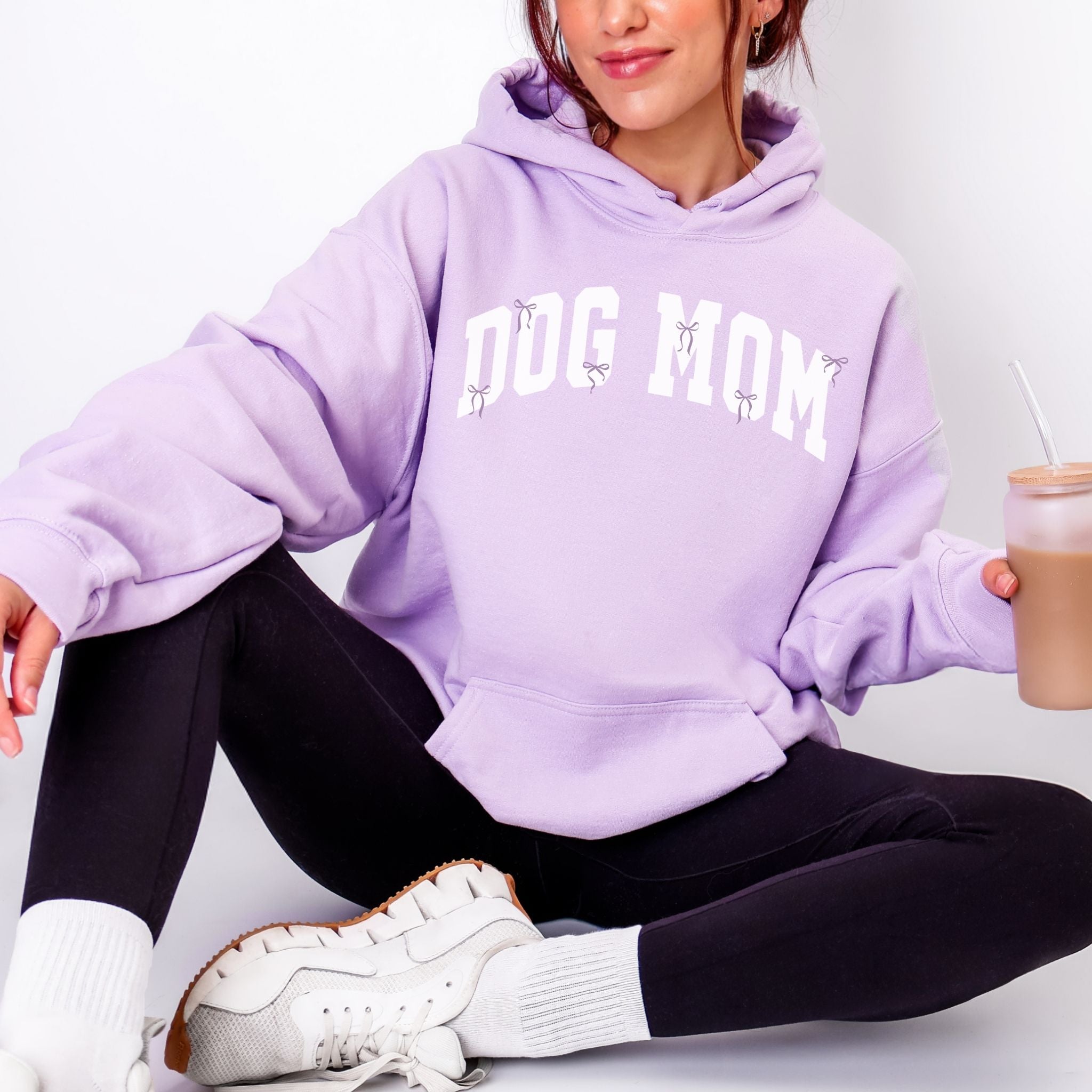 Lavender / S / Purple bows on lavender sweater